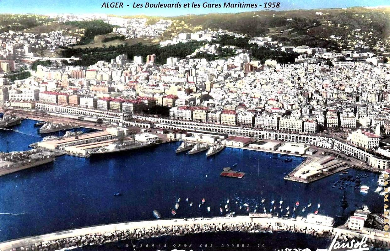 Alger - Boulevards et Gares Maritimes - 1958.jpg
